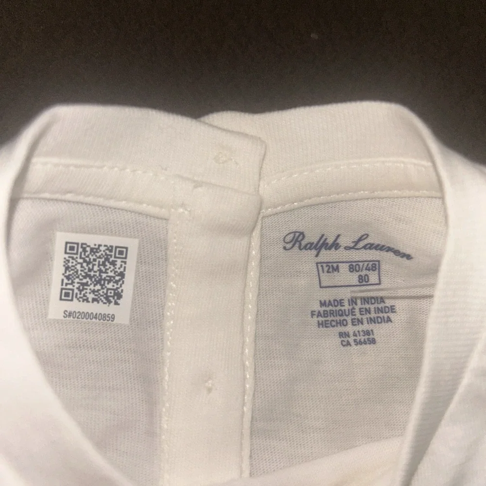 Polo Ralph Lauren Shirt Baby Girls 12M White Polo  Souvenir Paris & Shorts NWOT